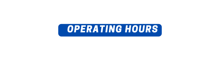 operating hours